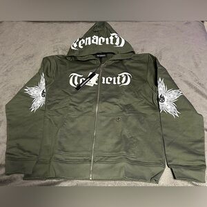 Tenaciti Green Hoodie Jacket New Size Lg​